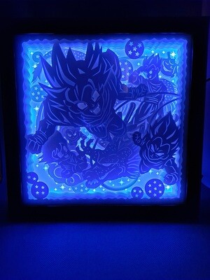 Dragon Ball Z 9x9 inch lightbox