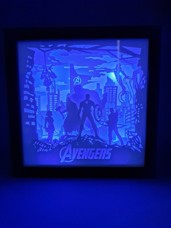 Avengers 9x9 inch lightbox Avengers 9x9 inch lightbox