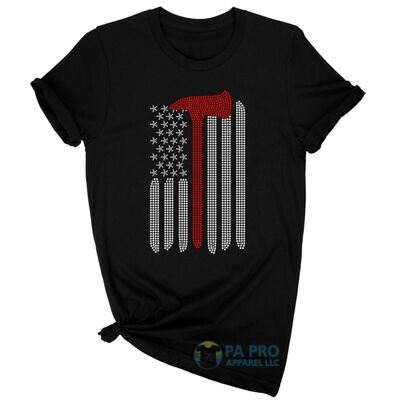 Fire Axe Red Line T-Shirt
