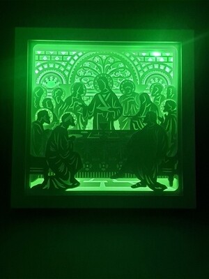 Eucharist 9x9 inch lightbox