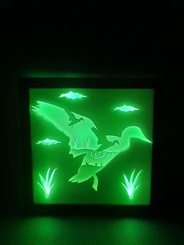 Duck 9x9 inch lightbox Duck 9x9 inch lightbox