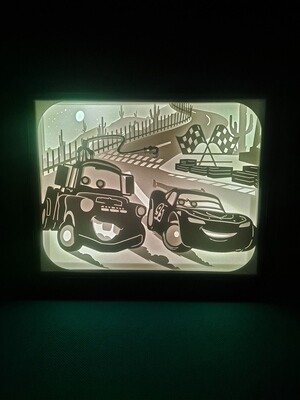 Tow Mater 8x10 inch lightbox