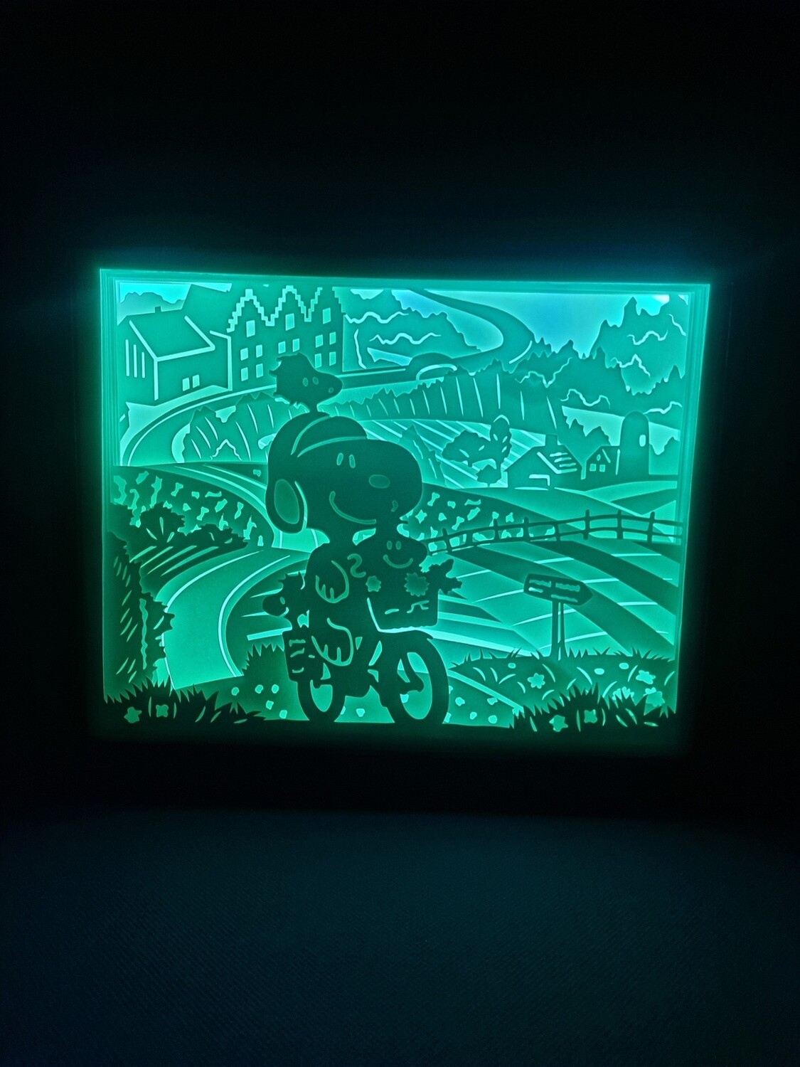 Snoopy 8x10 inch lightbox