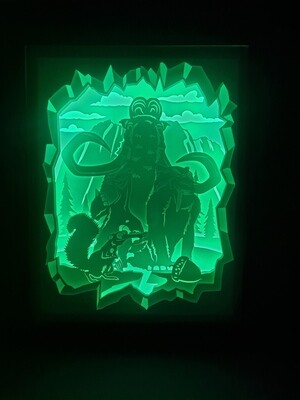 Ice Age 8x10 inch lightbox