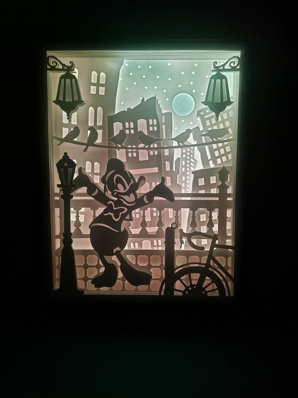 Donald Duck 8x10 inch lightbox Donald Duck 8x10 inch lightbox