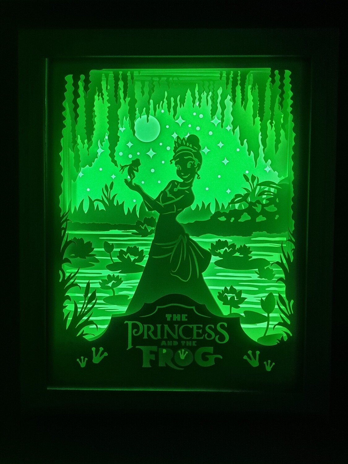 Princess and the Frog 8x10 inch lightbox