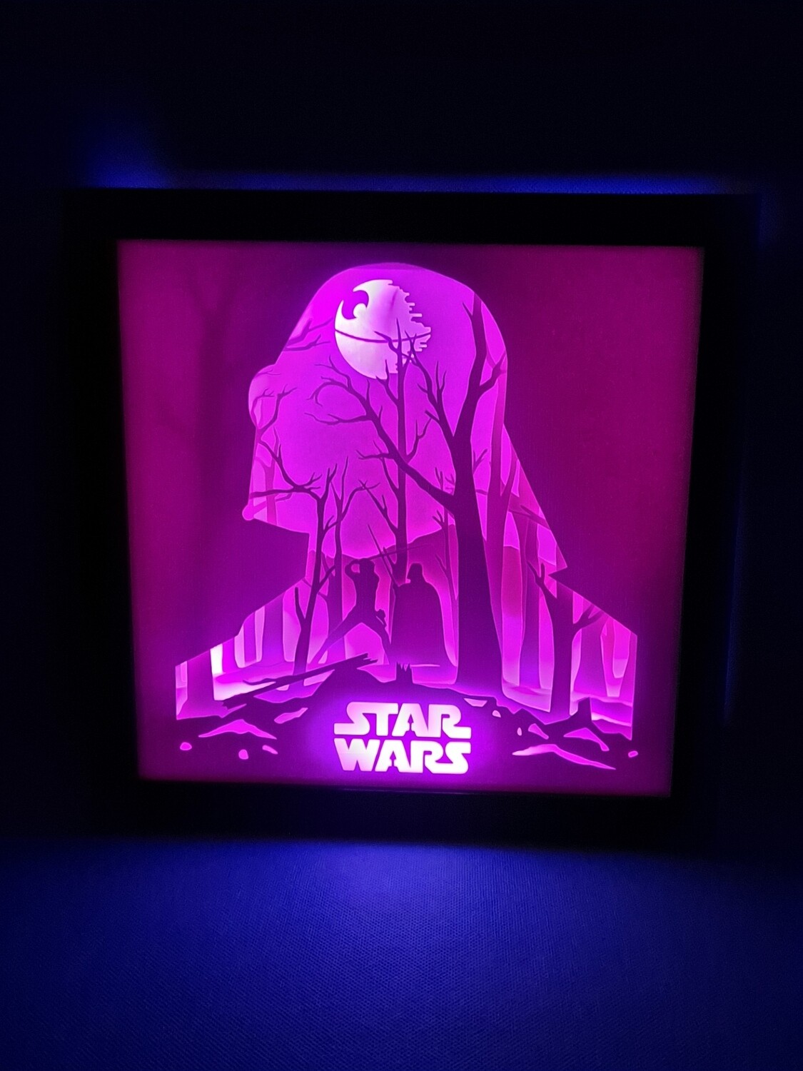 Star Wars Vader 9x9 inch lightbox