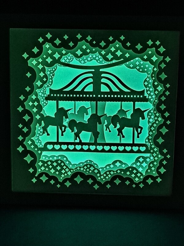 Carousel 9x9 inch lightbox Carousel 9x9 inch lightbox