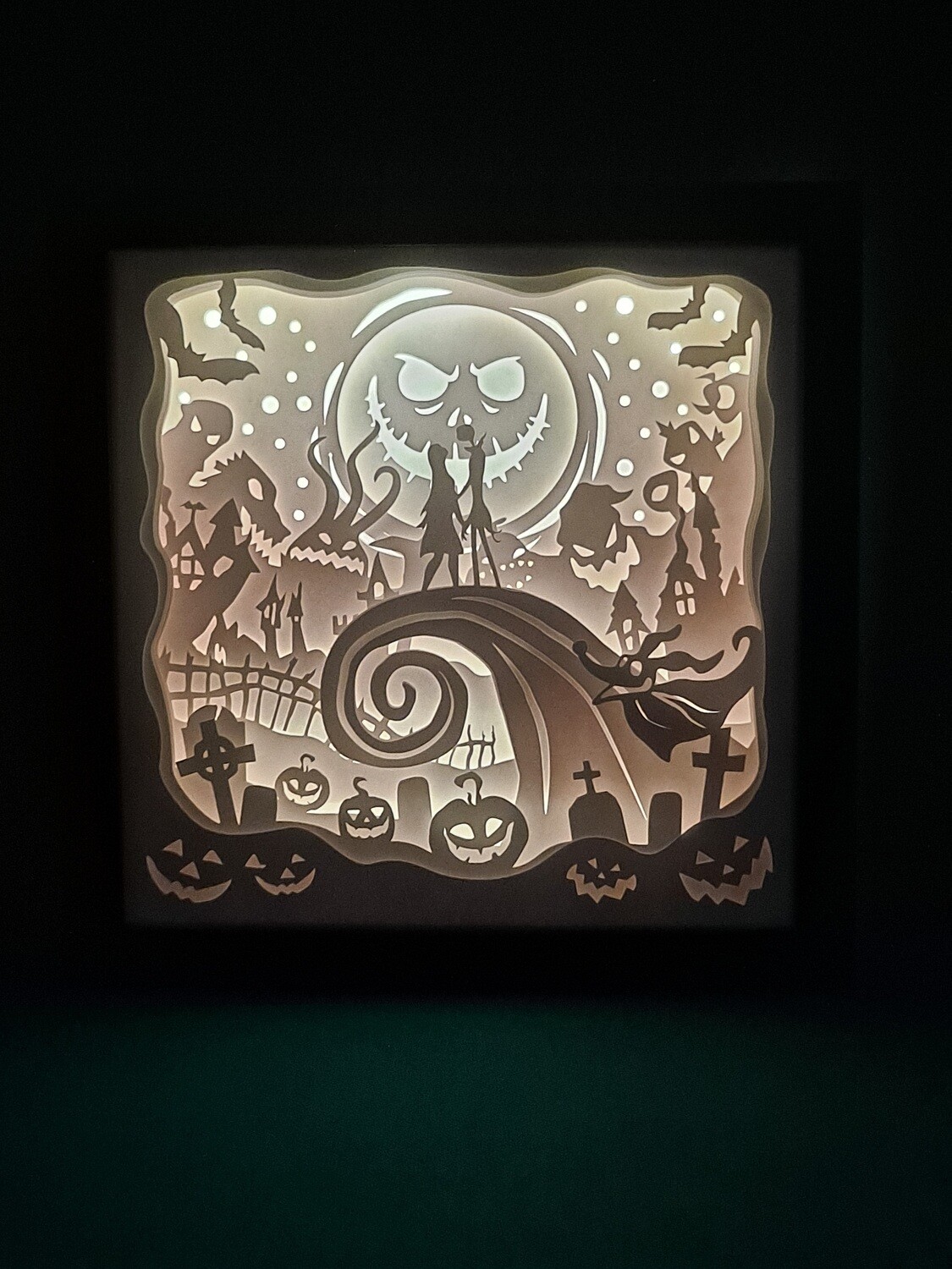 Nightmare Before Christmas 9x9 inch lightbox