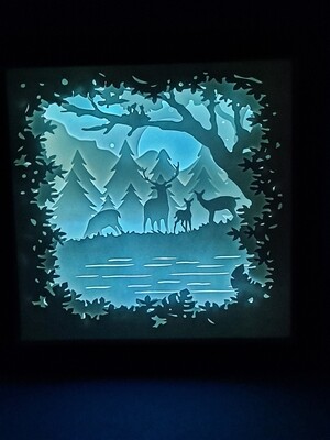 Deer Spirit 9x9 inch lightbox