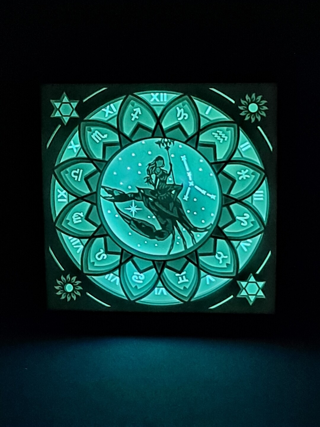Zodiac Cancer 9x9 inch lightbox