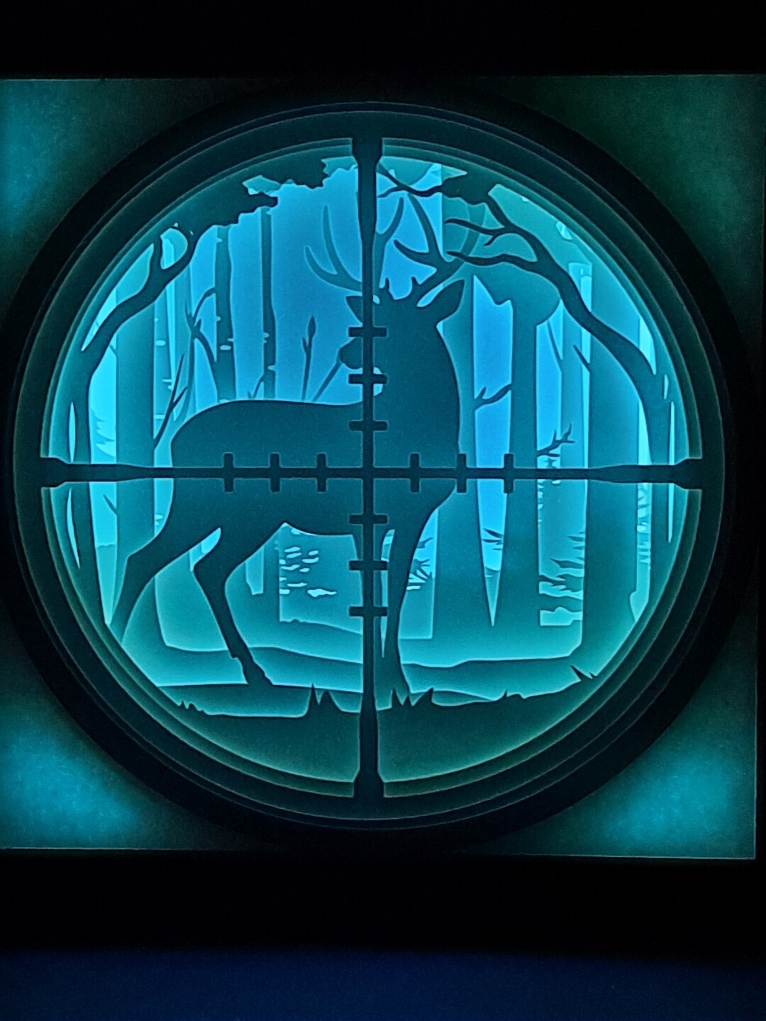 Hunting Deer 9x9 Inch Lightbox
