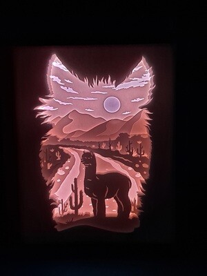 Alpaca 9x9 Inch Lightbox