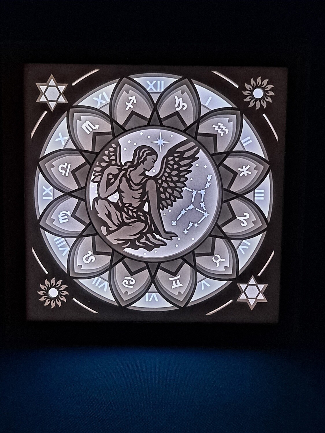 Zodiac Virgo 9x9 Inch Lightbox