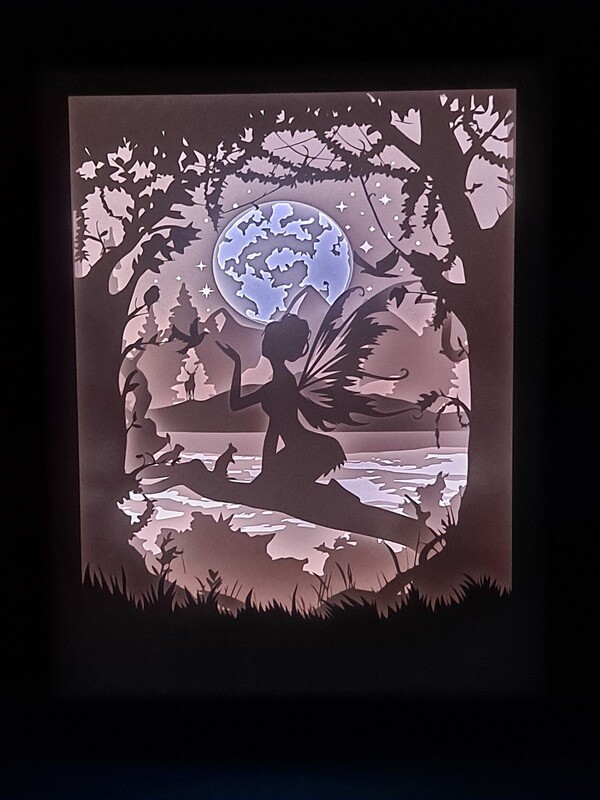 Fairy moonlight 8x10 inch lightbox Fairy moonlight 8x10 inch lightbox