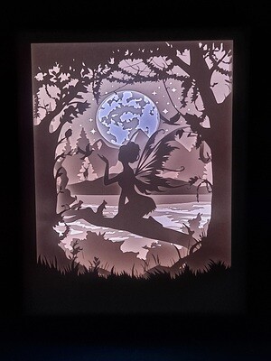Fairy moonlight 8x10 inch lightbox