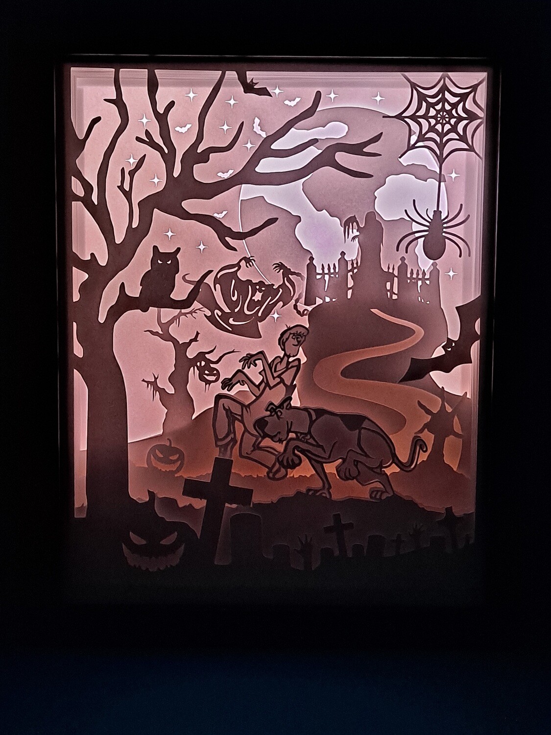 Scooby Doo 8x10 inch lightbox