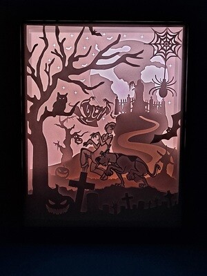 Scooby Doo 8x10 inch lightbox