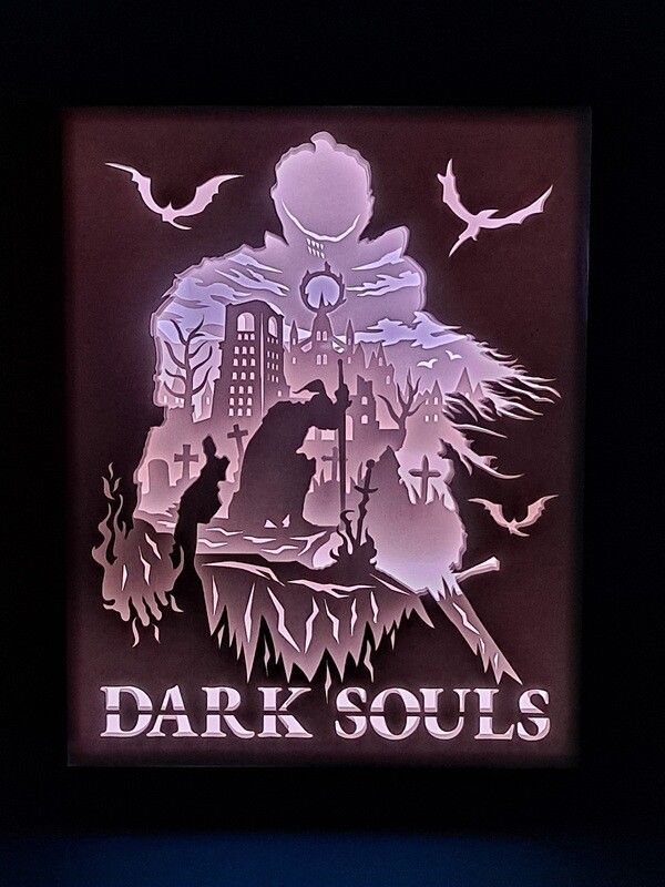 Dark Souls 8x10 inch lightbox Dark Souls 8x10 inch lightbox