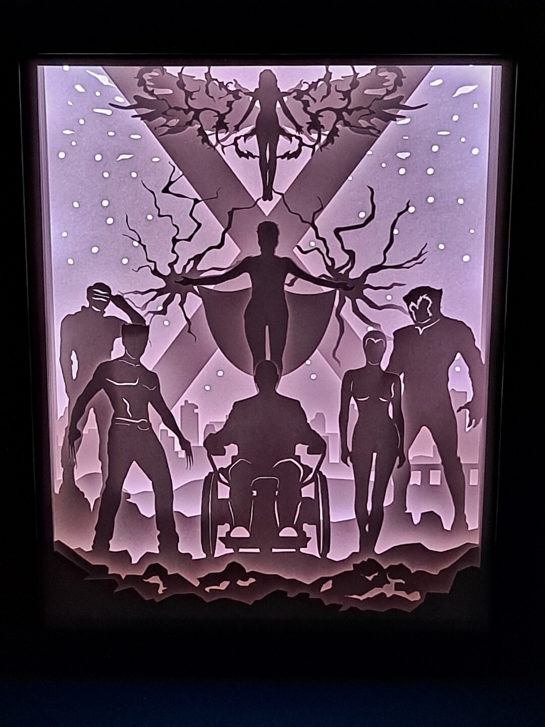 X-Men 8x10 inch lightbox