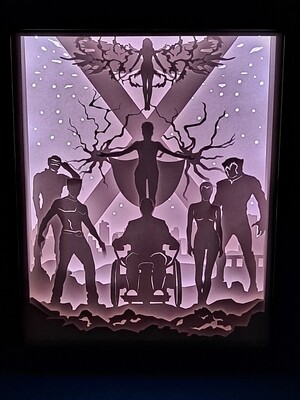 X-Men 8x10 inch lightbox
