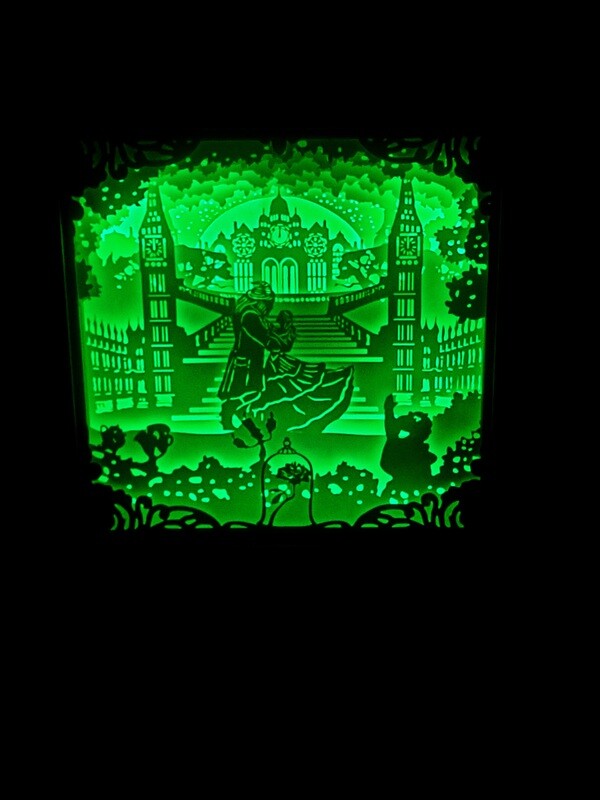 Beauty and the Beast 1 9x9 inch lightbox Beauty and the Beast 1 9x9 inch lightbox