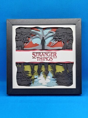 Stranger Things 2 8x8 inch shadowbox