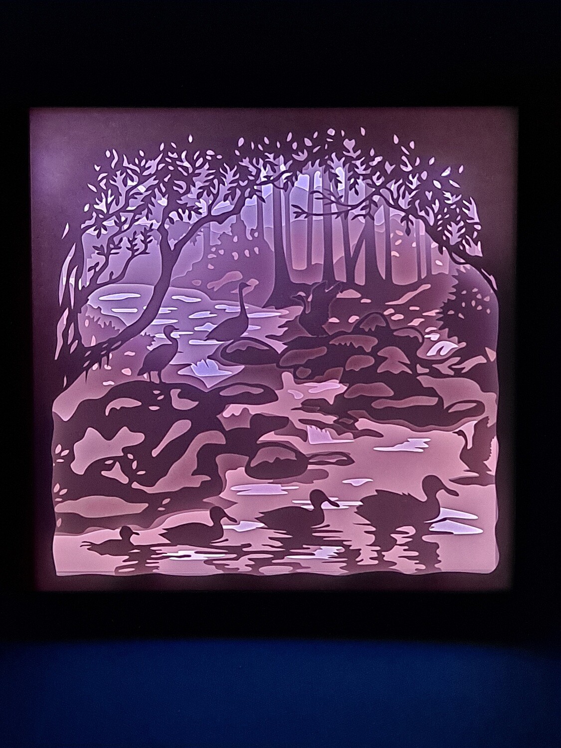 Ducks 9x9 Inch Lightbox