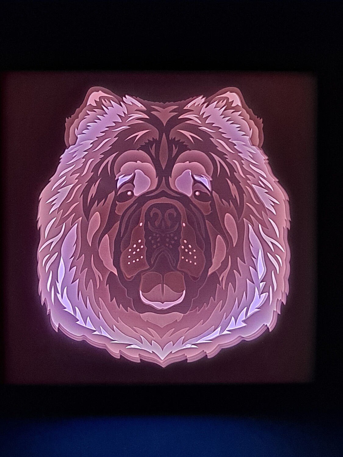 Chow Chow 9x9 Inch Lightbox