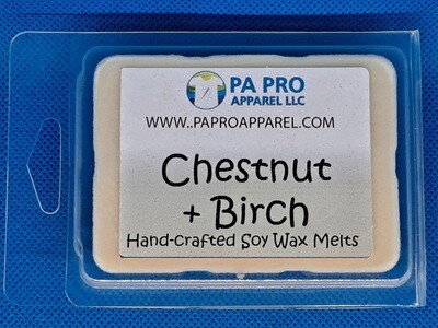 Soy wax melt-Chestnut &amp; Birch