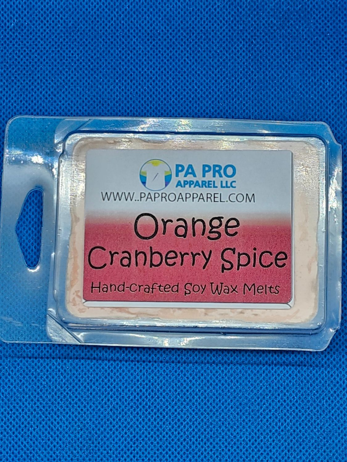 Soy wax melt- Orange Cranberry Spice