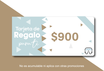 TARJETA DE REGALO $900