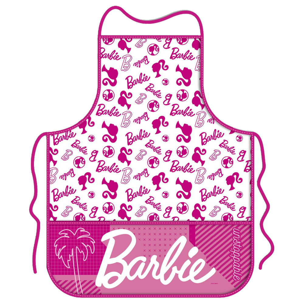Mandil para adulto de Barbie - Rosa