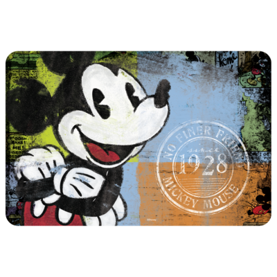 Mantel Glass de Mickey - Postal