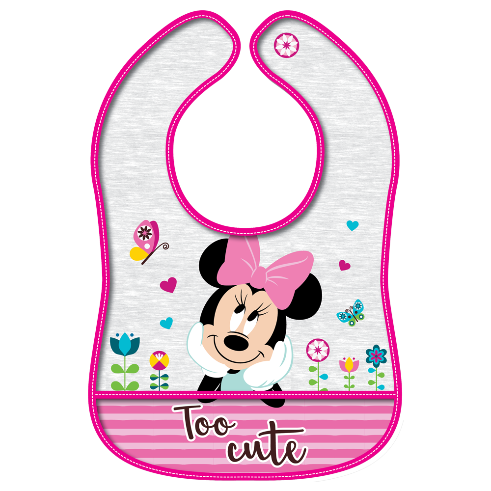 Babero Basic de Minnie (6 - 12 M)