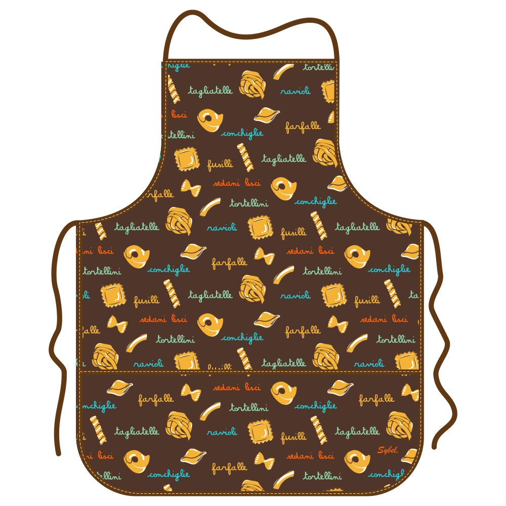 Mandil para adulto - Pastas Café