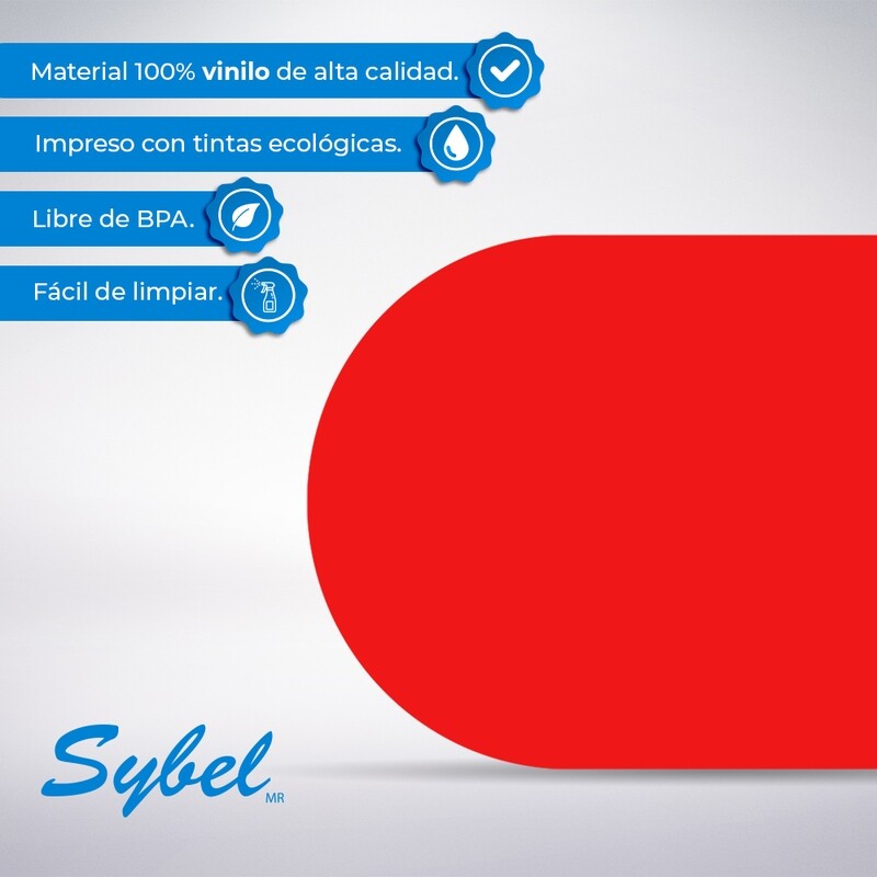 Mantel liso - Rojo