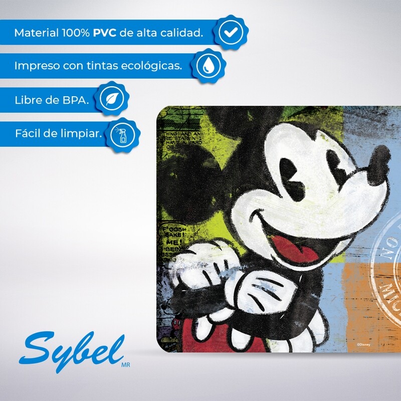 Mantel Glass de Mickey - Postal