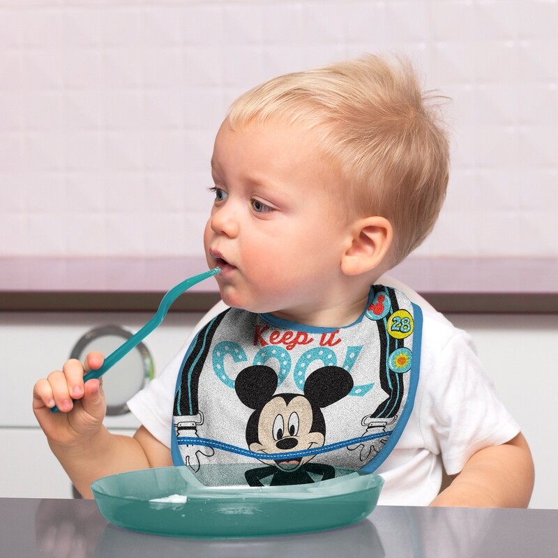 Babero de Mickey - Tirantes (6 - 12M)
