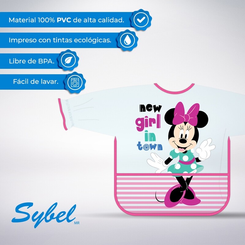 Bata de manga larga de Minnie - Bebé