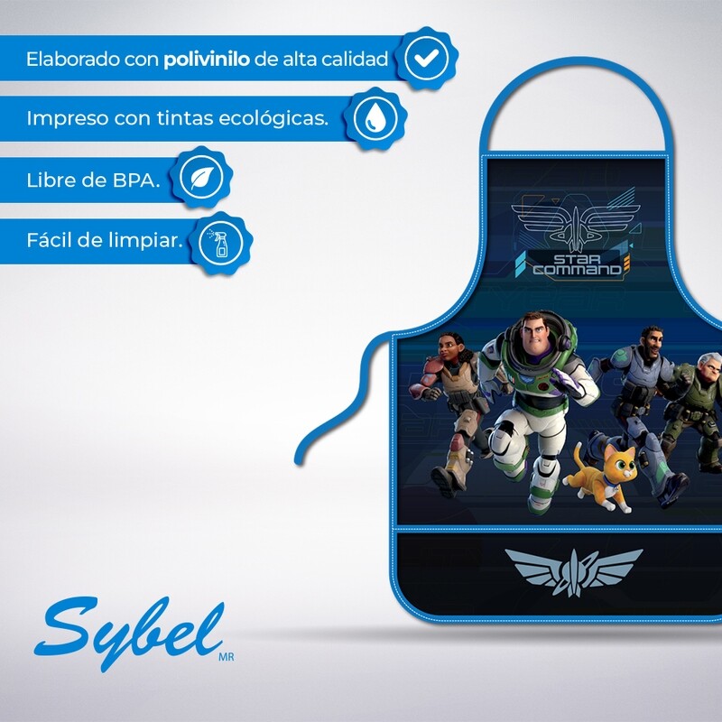 Mandil infantil de Lightyear Comando Estelar