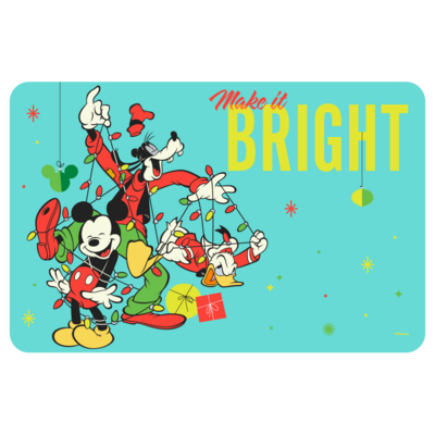 Mantel de vinil de Mickey Bright Christmas