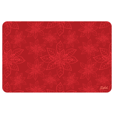 Mantel de vinil de Nochebuena - Rojo