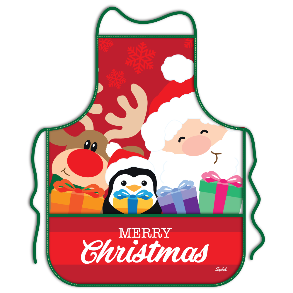 Mandil para adulto de Santa Christmas