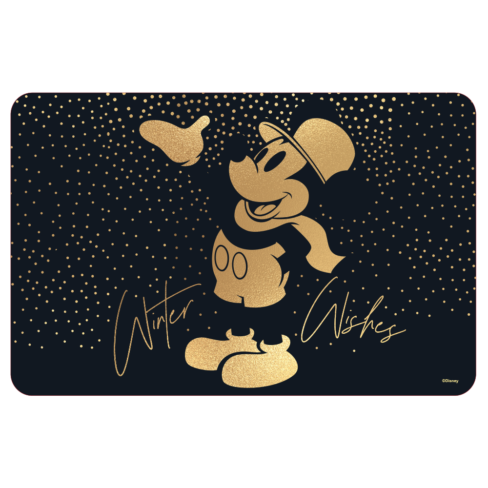 Mantel de vinil de Mickey Navidad - Winter