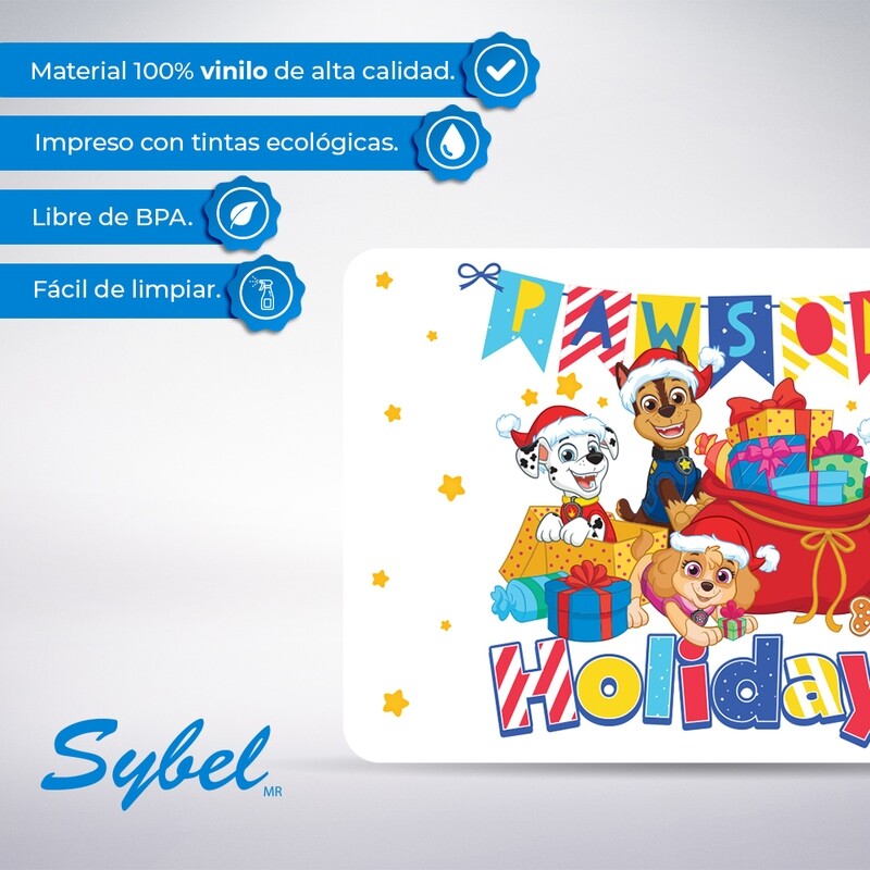Mantel de vinil de Paw Patrol - Holiday and Gift