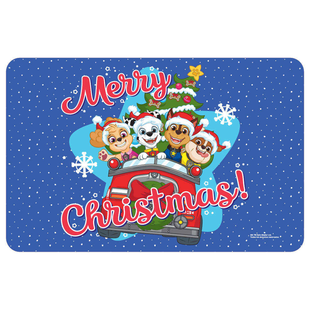 Mantel de vinil de Paw Patrol - Merry Christmas