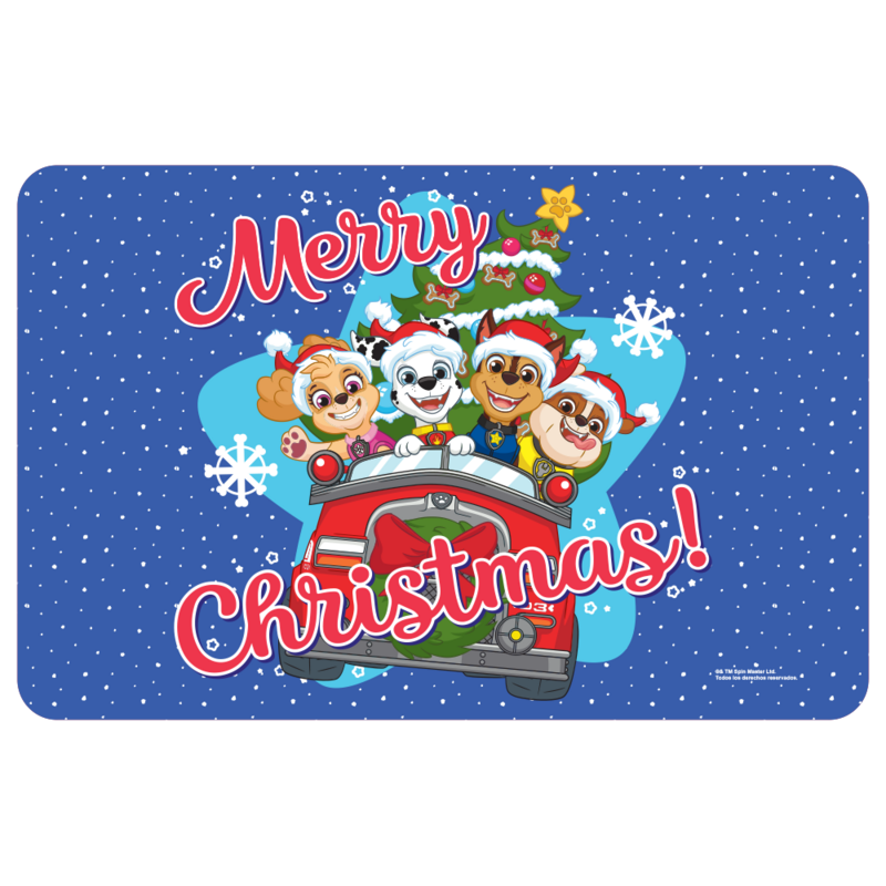 Mantel de vinil de Paw Patrol - Merry Christmas