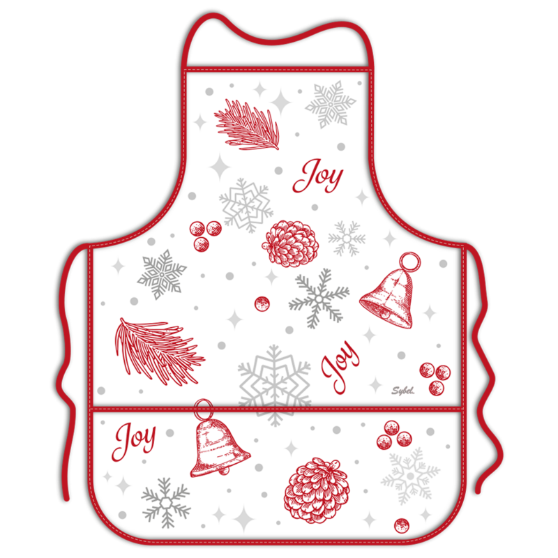 Mandil para adulto de Navidad - Joy