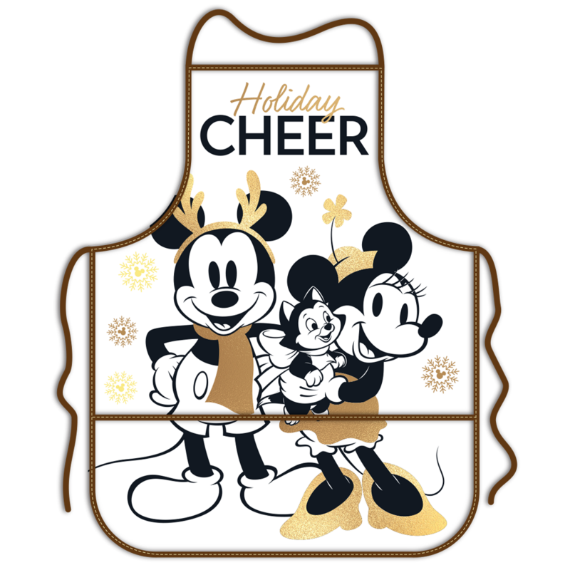 Mandil para adulto de Mickey &amp; Minnie - Holiday Cheer